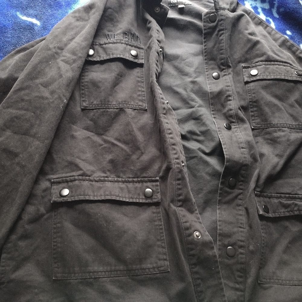 Black jean jacket